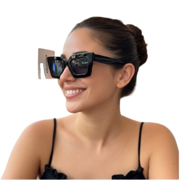 Arizona Jean Company Accessories - Arizona Jeans Co. Womens UV Protection Angular Cat Eye Sunglasses OS